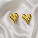 Heart-Shaped Stainless steel Earrings