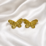 Pari Butterfly Stud Stainless steel Earrings